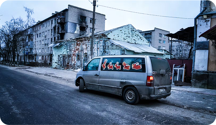 Фоновий зображення етапу роботи оленячої пошти