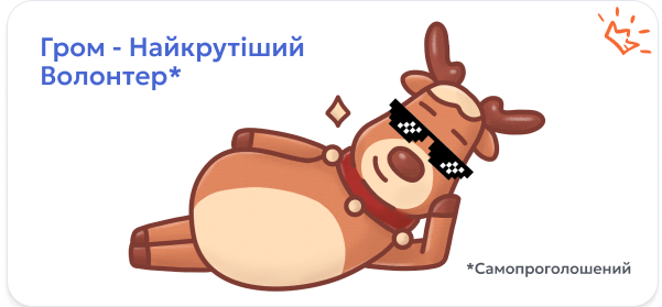 Волонтер організації Олені Святого Миколая